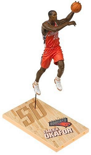 NBA Series 9: Charlotte Bobcats #50 Emeka Okafor, Orange Jersey
