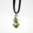 Swarovski Crystal Pendant - Christi Style 1 Green
