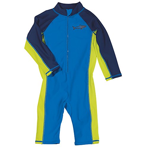 Sun Smarties Toddler Boy Little Boys UPF 50+ Shark One Piece Surf Suit Sunsuit