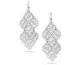 Platinum Plated Kathleen Earrings