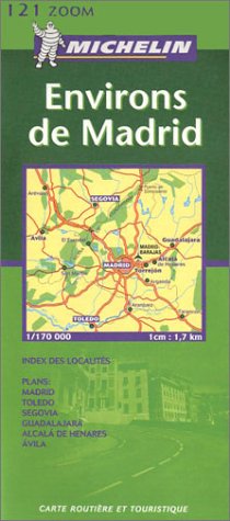 City Travel Guides Discounted  Livres : Carte routière : Environs de Madrid