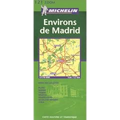 Carte routi�re : Environs de Madrid