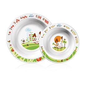 Philips AVENT Toddler Two-Bowl Set, 6+ Months: Baby