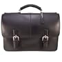 Coach 6455 Thompson Leather Laptop Briefcase, Black