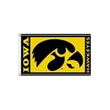 Iowa Hawkeyes 3'x5' Collegiate Flag