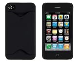 Credit Card Case for Apple iPhone 4 (AT&T, Verizon, Sprint) - Black