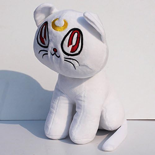 Gooband® Sailor Moon 12 Inch Anime Animal Stuffed Plush Toys White Luna Artemis Cat