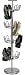 4 Tier Revolving Shoe tree Chrome