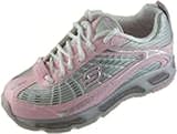 Skechers Girls Pink Silver Skech-airs Sneakers (37)