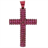 40.00 CT RUBY CROSS