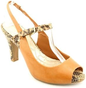 Giani Bernini Women's Viviana Platform Slingback Pumps in Tan Size 10