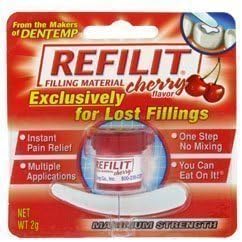 Dentemp Refilit For Lost Filling Cherry by Dental Products