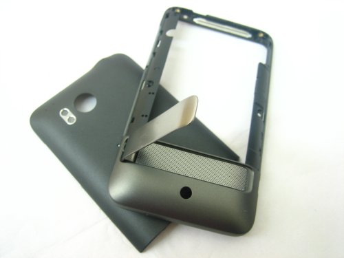 HTC Thunderbolt 4G Verizon ~ Black Housing Cover Door Case Frame Fascia Plate ~ Mobile Phone Repair Parts Replacement