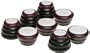 Pfaltzgraff Tandem Mini Salt and Pepper Shakers, Set of 4