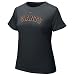 Nike San Francisco Giants Black Ladies Authentic Crew T-shirt