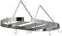 Calphalon 18 by 36-Inch Stainless Steel Oval Pot Rack