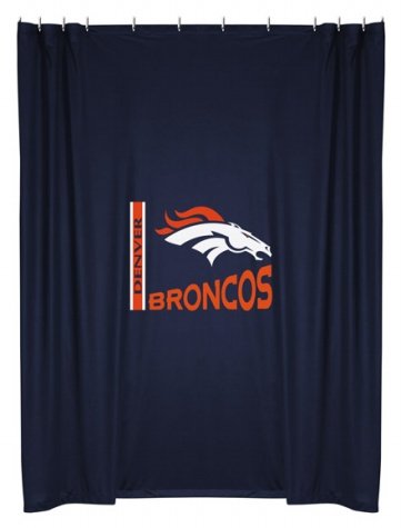 Denver Broncos Shower Curtain (72x72)