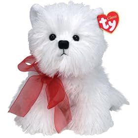 TY Classic Moppet - White Dog by Ty