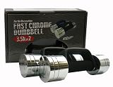 JTW ファーストクロームダンベル 3.5kg×2　サイズ W235mm W0065 4541066 073608の画像