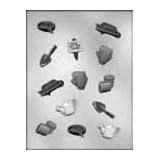 1 1 4 - 2 inch Gardener Tools Chocolate Candy Mold by 