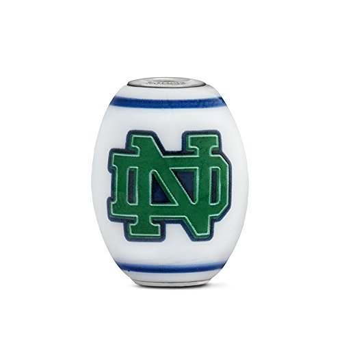 Notre Dame Fighting Irish Large Glass Bead Fits Most European Style Charm Bracelets