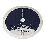 48" NFL San Diego Chargers Snowman Family Christmas Tree Skirt