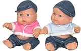 Lissi Bätz 7070WB - Vinyl Baby in Box, 18 cm (1 Stück, farblich sortiert)