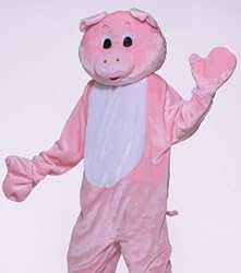 Pig Plush Economy Mascot Adult Costume