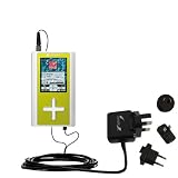 International Wall / AC Charger for the Toshiba Gigabeat F20 MEGF20 - Gomadic Brand w/ TipExchange Technology