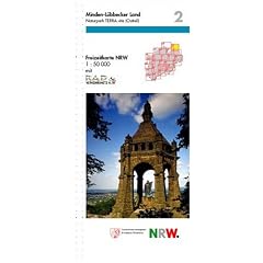 Freizeitkarte Nordrhein-Westfalen, Bl.2, Minden, L�bbecker Land: Naturpark TERRA.vita (Ostteil). Mit Wander- und Radwanderwegen