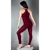 Two Piece Dance Outfit by KD dance, Racer Back Tank Top with Stretch Knit Low Rise Tights by KD dance, Makers of the Finest Knit Dancewear in the World, Fitness Fashionable, Yoga, Pilates & Zumba, Made In New York City USA