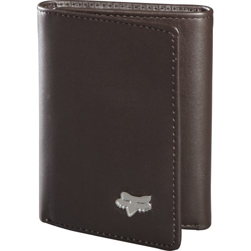Fox Racing Leather Trifold Men's Casual Wallet - Brown / One Size
