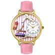 Whimsical Watches Unisex Beautician Female Gold Watch Watch G0630001
