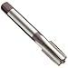 Dormer E500/E513 High-Speed Steel Straight Flute Tap, Uncoated (Bright) Finish, Round Shank With Square End