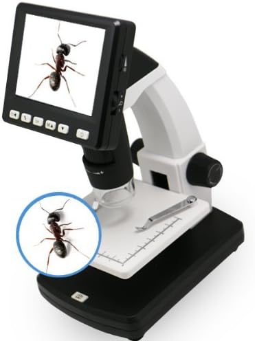 3.5 Inch Standalone 500x Magnification 5mp Resolution 8 LCD Digital Video Camera Biological Microscope