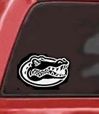 FLORIDA GATORS LOGO White 5 Vinyl STICKER / DECAL