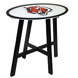 Cincinnati Bengals Wooden Pub Table With Glass Top