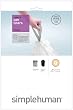 simplehuman Custom Fit Trash Can Liner Q, 50 Liters / 13 Gallons, 20-Count (Pack of 2)