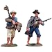31009 Confederate Infantry Marching Set #2 - Crossing the Potomac - 2 Pieces, 54mm Metal Figures