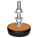 Mason MLS-250 Neoprene/Steel Machine Leveling Mount, 2-3/8" Top Diameter, 50-250lbs Capacity