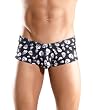 Male Power Black MINI SHORT with Skulls for Men