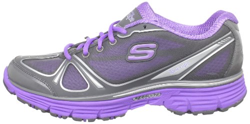 Skechers Women's Tone-Ups Fitness Ready Set - Excite Charcoal/Purple Training Shoes 11760 5 UK