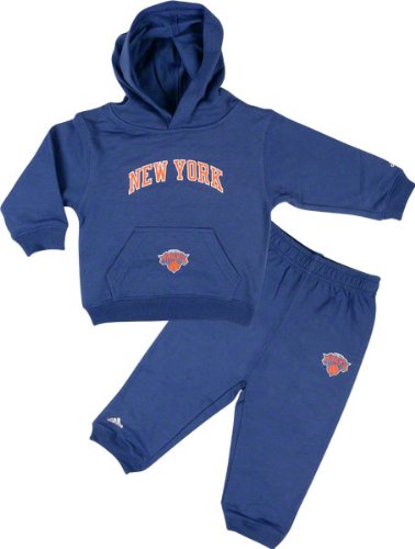 New York Knicks Blue Toddler Basic Hooded Fleece Sweatshirt and Fleece Pant Set