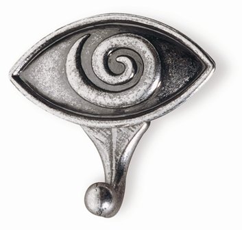 Ian Smith 63-120 1219 Towel Hook-Bright Antique Silver ()