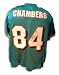 Autographed Chris Chambers Miami Dolphins Aqua Reebok Authentic Jersey