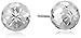 Amazon Collection 14k White Gold Diamond-Cut Ball Studs