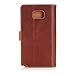 Galaxy Note 5 Case, Pandawell [Stand Feature] Premium PU Leather Wallet Case with ID & Credit Card Slots Flip Cover with Screen Protector for Samsung Galaxy Note 5 (Brown)