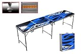 EZ Pong 8ft Beer Pong Table Tribal Blue