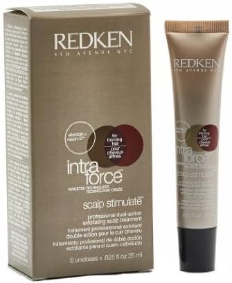 Redken Intra Force Scalp Stimulate Dual-Action Exfoliating Scalp Treatment 6 Unidoses 0.85 oz
