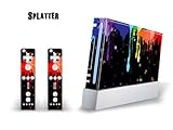 Skin Decal Cover for Nintendo Wii Console + two Wiimote Controllers - Splat ....